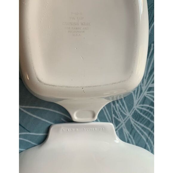 Vintage Corning Ware BLUE CORNFLOWER Baking Casserole Dish Lot 6 piece SET - Picture 5 of 6